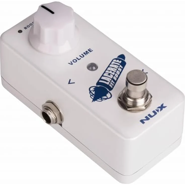 Nux Lacerate FET Boost, Gitarren-Effektpedal mit Clean und Crank Boost, bis zu 35dB Verstärkung, True/Buffered Bypass, kompakt 51 x 94 x 53 mm – Bild 2