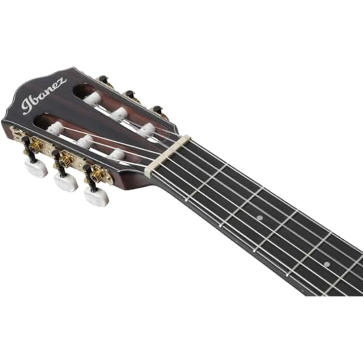 Ibanez AEG74N-MHS, Konzertgitarre mit Sapele-Decke, Bocote-Boden, Nyatoh Hals und Abalone-Rosette, Mahogany Sunburst High Gloss – Bild 8
