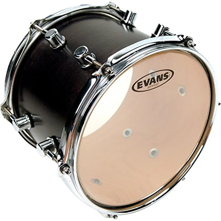 Evans 06" G1 Clear Tom, Einlagiges Schlagzeugfell mit offenem Sound und warmem Sustain – Bild 2