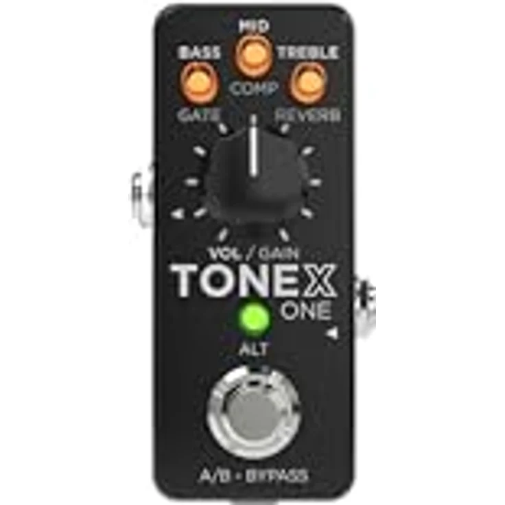 IK Multimedia ToneX One, Overdrive-Pedal mit AI Tone Modeling, 20 Presets, TRS mono/stereo Out und eingebautem Tuner – Bild 1