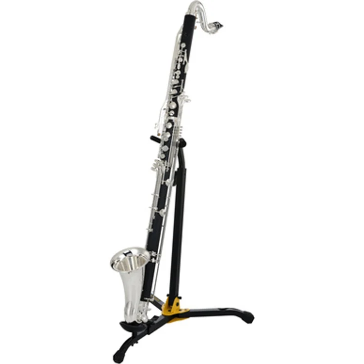 Thomann BCL-1000 Bassklarinette, Bb-Bassklarinette mit Boehm System, bis tief C, ABS-Material, versilberte Mechanik, inkl. Etui und Mundstück