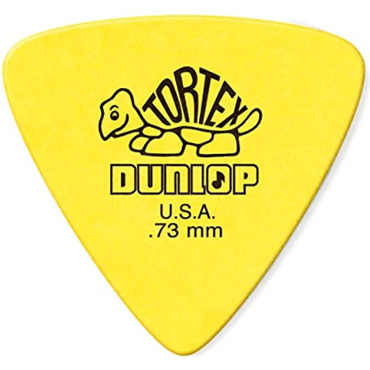 Dunlop Tortex Triangle 0,73, Plektren Set mit 72 Stück, dreieckig, Stärke 0,73 mm – Bild 1