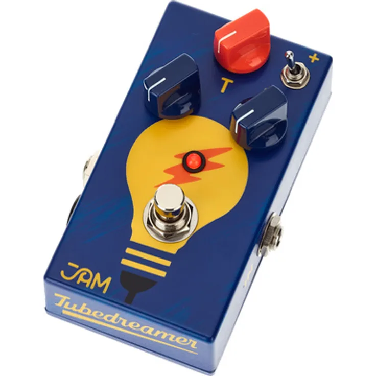 JAM pedals TubeDreamer Overdrive, klassisches TS-Style Effektpedal für E-Gitarre mit JRC4558D Chip, True Bypass, 70 x 111 x 48 mm, Made in Greece
