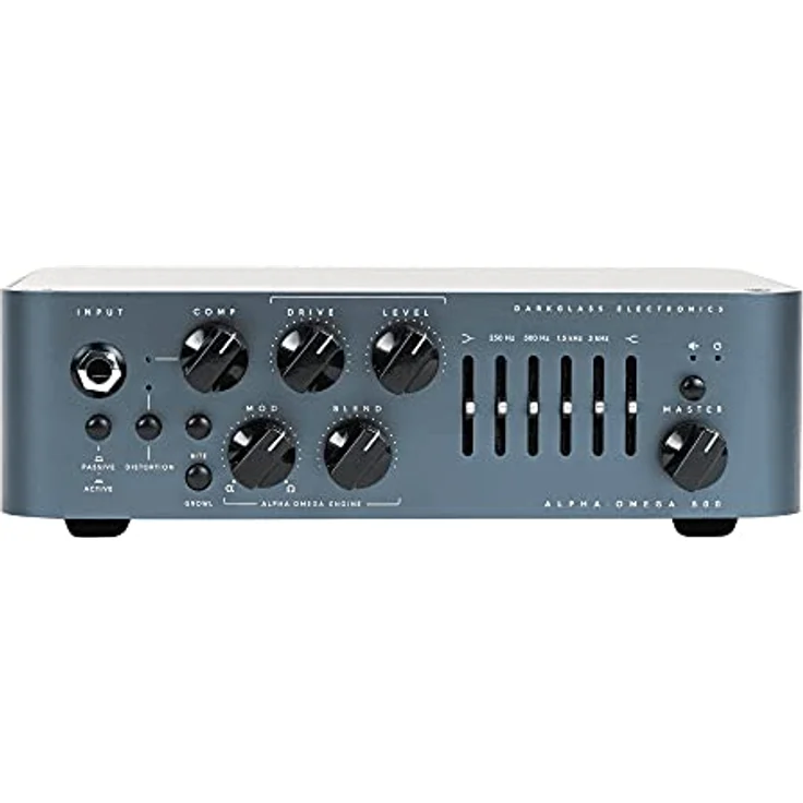 Darkglass Alpha·Omega 500 Bass Head, 500 Watt E-Bass Verstärker mit Alpha-Omega Verzerrer und 6-Band Grafik-Equalizer – Bild 2