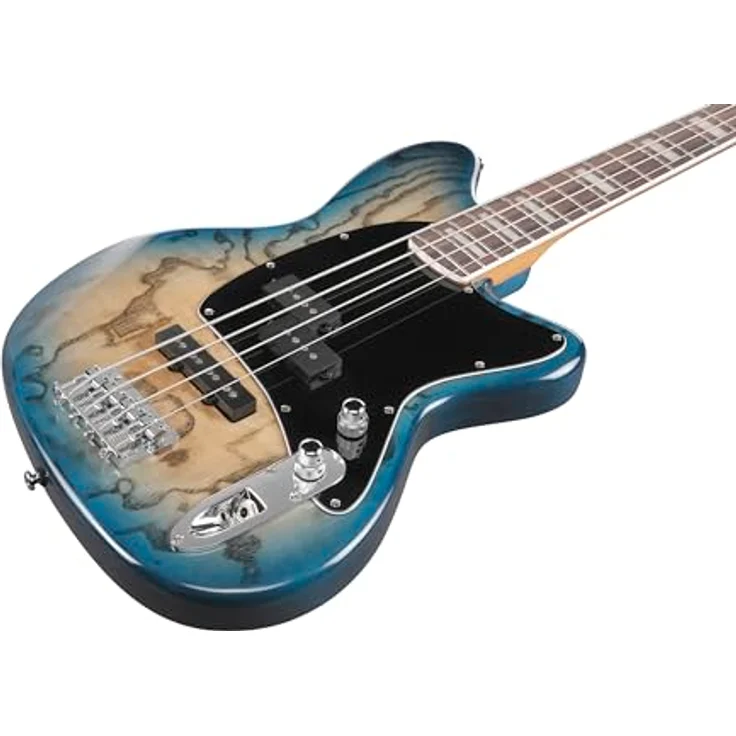 Ibanez TMB400TA-CBS, 4-saitiger E-Bass mit aktiver Elektronik, Korpus aus Pappel, Decke aus Tamo Esche, Farbe Cosmic Blue Starburst – Bild 7