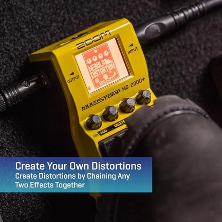 Zoom MS-200D+, Gitarren-Multieffektpedal mit 164 Effekten und App-Erweiterung, robustes Metallgehäuse – Bild 3