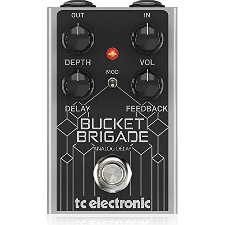 TC Electronic Bucket Brigade Analog Delay, Vintage Delay-Pedal mit 600 ms Verzögerungszeit und optionalem Modulationsschalter – Bild 1