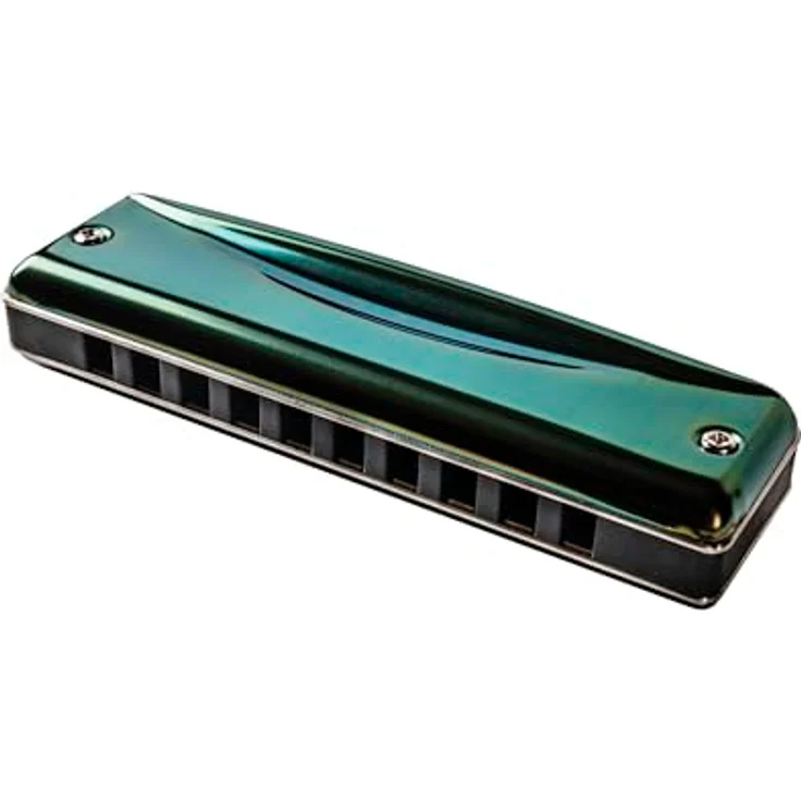 Suzuki C-20 Olive Mundharmonika, LowF Stimmung, Komposit Kanzellenkörper, Edelstahl Deckelplatten, inkl. Etui, oliv-grün – Bild 8