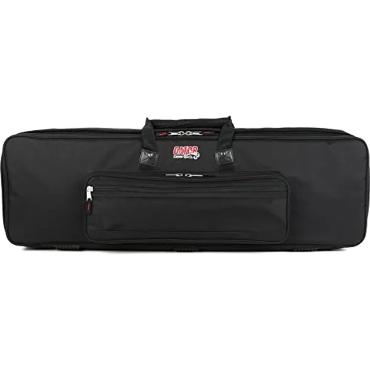 Gator GKB-61 Slim, Keyboardtasche aus robustem Nylon für 61 Tasten Keyboards, schwarz – Bild 1