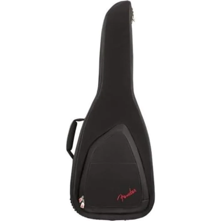 Fender FE620 E-Guitar Gig Bag, universelle Gitarrentasche aus 600 Denier Polyester mit 20mm Polsterung, ergonomischem Rucksackgurt und Gurtknopfschutz, Schwarz mit rotem Fender Logo – Bild 1