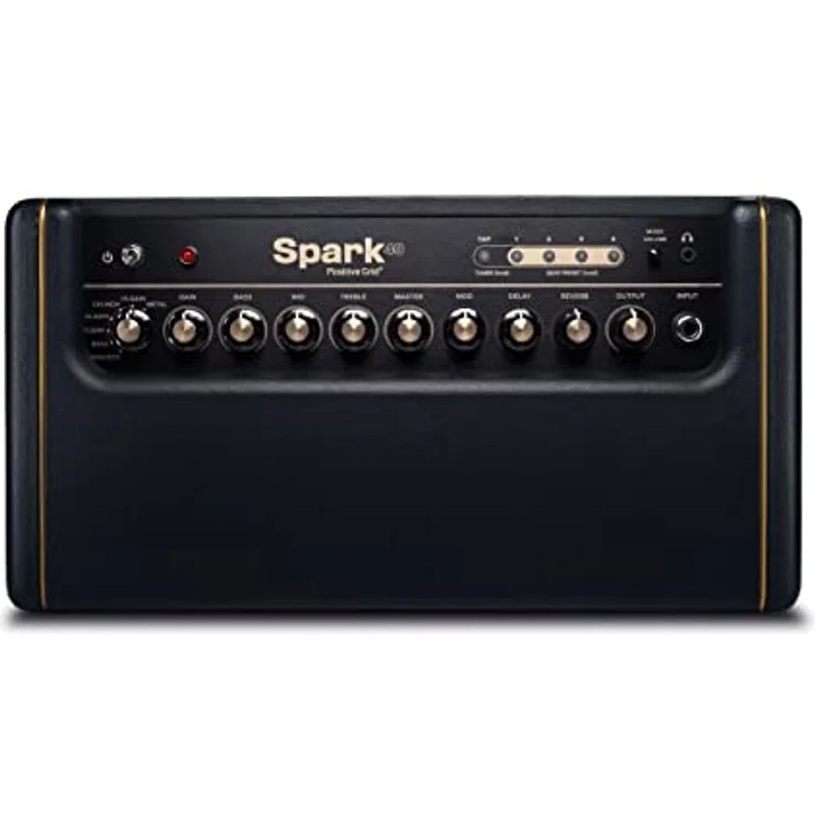 Positive Grid Spark 40 BK, Modelling Combo Verstärker für E-/Akustik Gitarre und E-Bass mit 40 Watt, schwarzes Gehäuse, Smart Jam, Bluetooth und über 50.000 Sounds – Bild 4