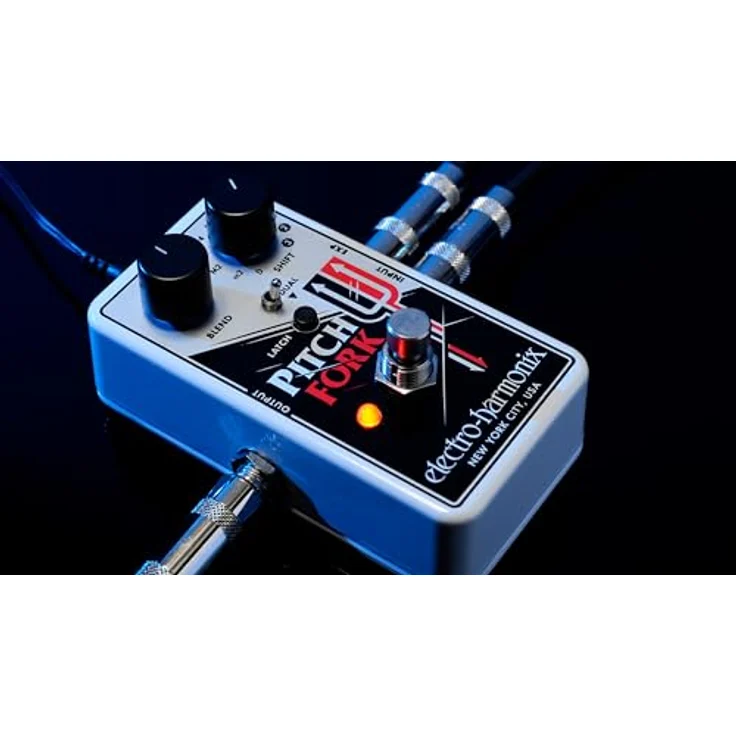 Electro Harmonix Pitch Fork Pitch Shifter, Transposer mit +/- 3 Oktaven, drei Shift Modes und Expression Pedal Anschluss – Bild 4