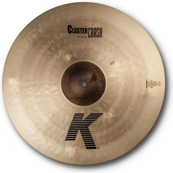 ZILDJIAN K0931 K Becken 16" K Cluster Crash, extra dünn mit traditioneller K-Stil Hammertechnik, B20 Bronze – Bild 1