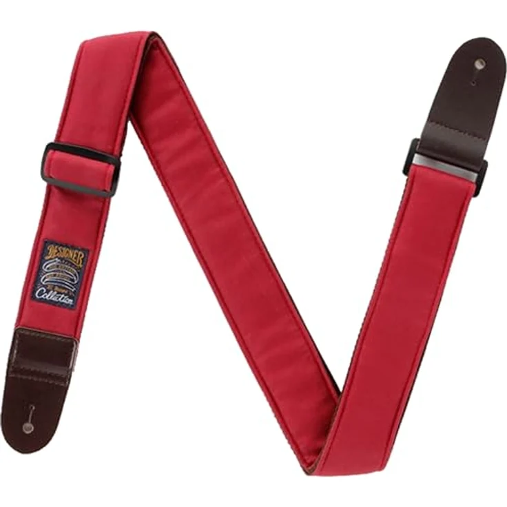 Ibanez Designer Strap Wine Red, Gitarrengurt aus hochwertigen Materialien mit sorgfältiger Verarbeitung – Bild 1
