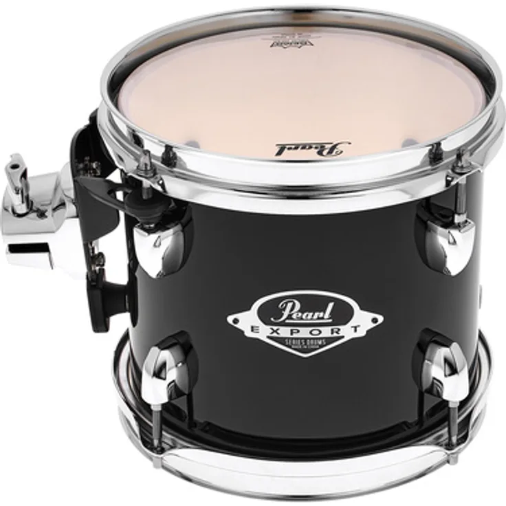 Pearl 08"x07" Export TT Add-On, Tom Tom Add-On Pack in Jet Black, 6-lagige Pappelkessel mit 7,5 mm Stärke