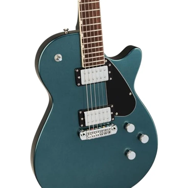Gretsch Electromatic Jet Club DG, E-Gitarre in Druid Green mit Mahagoni Korpus, 2 PureVolt Twin Six Humbucker, 22 Bünde – Bild 4