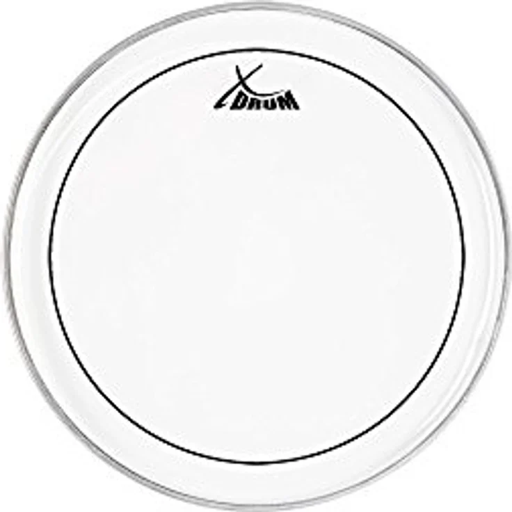 XDrum 12" Oil Hydraulic Schlagzeugfell, transparent, saubere Klangverteilung und Klangtiefe, kurzes Sustain bei trockenem Sound – Bild 1