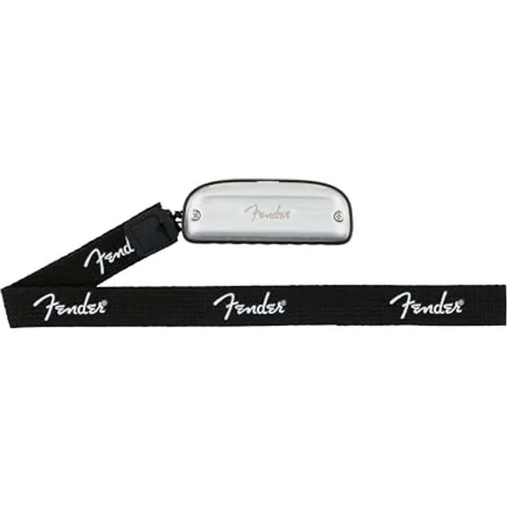Fender Blues Junior Diatonic 8H G, Diatonische Mundharmonika in G-Dur mit Phosphor Bronze Stimmplatten und ABS Kunststoffkanzellen, kompakt und ideal für Anfänger