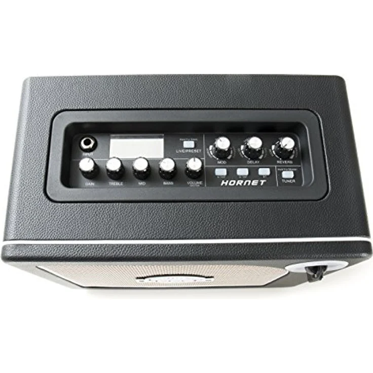 Mooer Hornet Modeling/BT Combo, 15 Watt E-Gitarrenverstärker mit 9 digitalen Verstärkermodellen, Bluetooth und Modulationseffekten, Schwarz – Bild 6