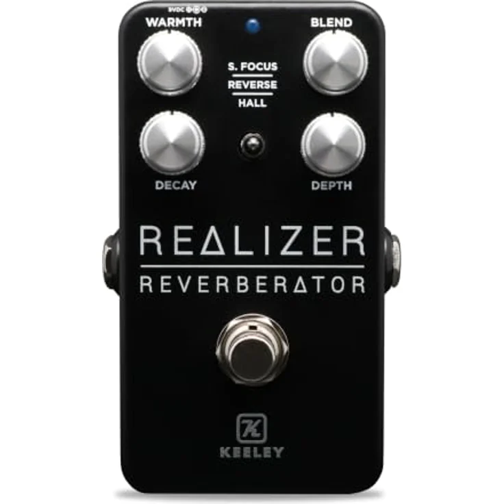 Keeley Realizer Reverberator 2K24 C, Reverb Effekt Pedal mit 3 Modi, Custom Shop 2024 Chromalux Edition, Metallgehäuse, Made in USA – Bild 1