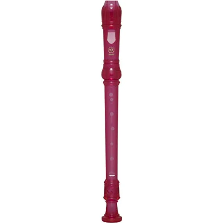 Yamaha YRS-20 BP Soprano Recorder, barocke Griffweise, transparent pink, ABS-Kunststoff, a1 = 442 Hz, inkl. Tasche