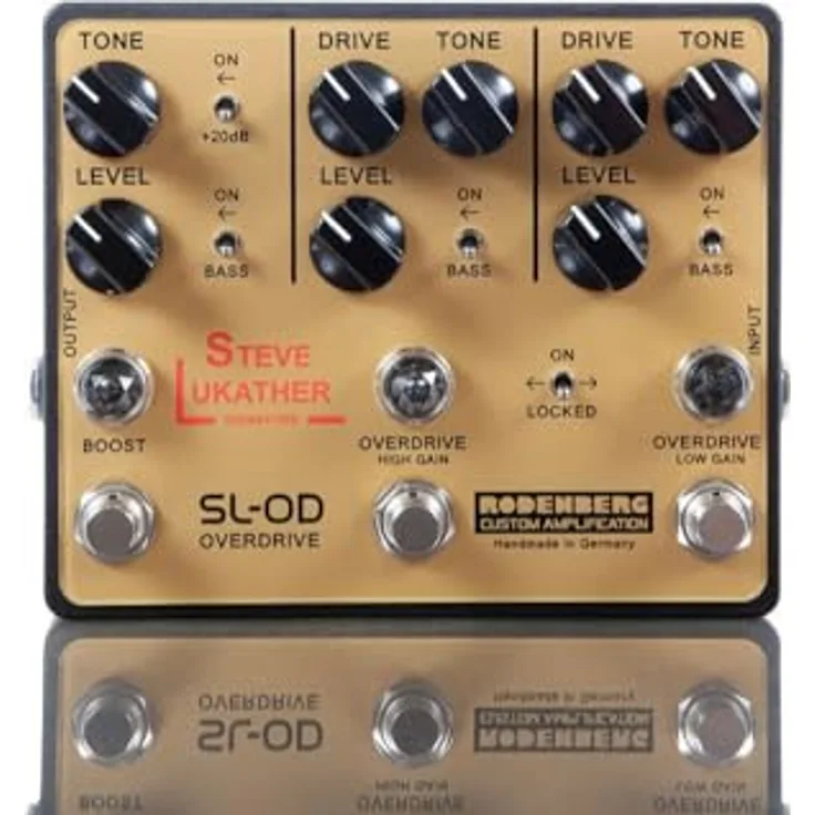 Rodenberg SL-OD Overdrive, Steve Lukather Signature Effektpedal mit 3 unabhängigen Overdrive-Optionen und True Bypass