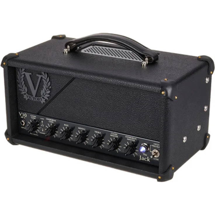 Victory Amplifiers V30 The Jack MKII, Röhrenverstärker E-Gitarren-Topteil mit 42W/7W Leistung, Clean- und Overdrive-Kanal, fußschaltbarer Crunch-Modus, kompakt