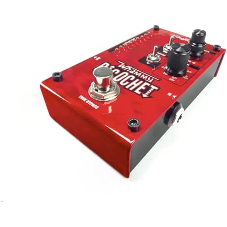 Digitech Pitch Shifter Whammy Ricochet, kompakter Effektpedal mit 7 wählbaren Intervallen und polyphonem Chords Modus – Bild 2