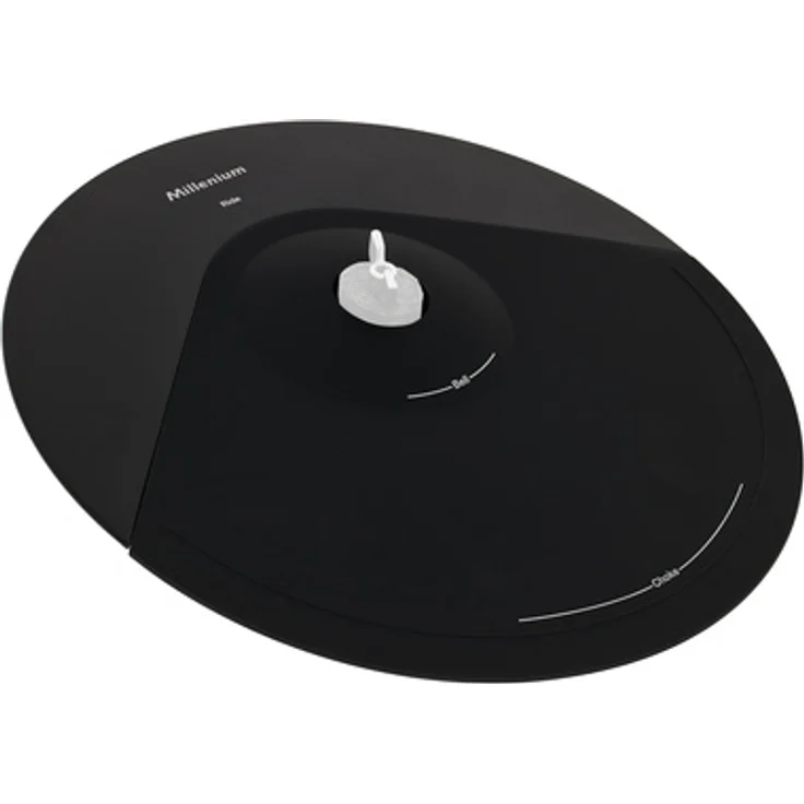 Millenium MPS-750 14" Ride Cymbal Pad, Drei-Zonen Becken Pad mit Abstoppfunktion