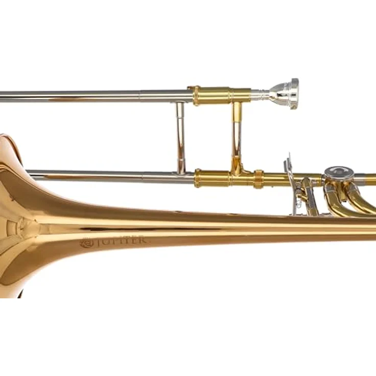 Jupiter JTB1150FROQ Bb/F-Tenorposaune mit Quartventil, open wrap Bauweise, 8-1/2" Goldmessing Schallbecher, klar lackiert, inkl. Mundstück und Q-Lightkoffer – Bild 3