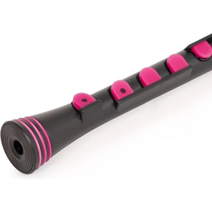 Nuvo Recorder+ Baroque, Sopranblockflöte in Schwarz-Pink mit Barocker Griffweise und Silikonklappen – Bild 5