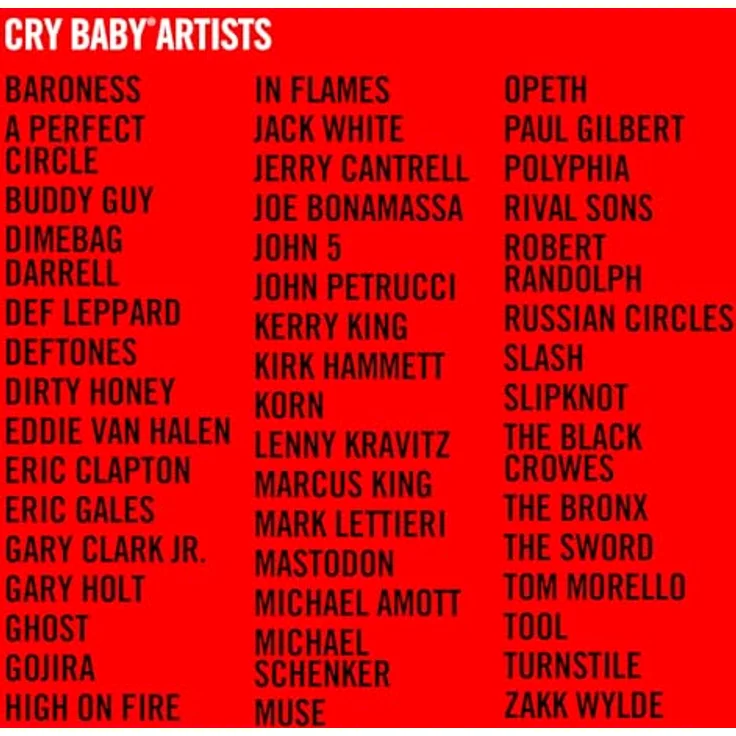 Dunlop Zakk Wylde Cry Baby Wah, WahWah-Pedal mit erweitertem Low-End, Silber-grau – Bild 5