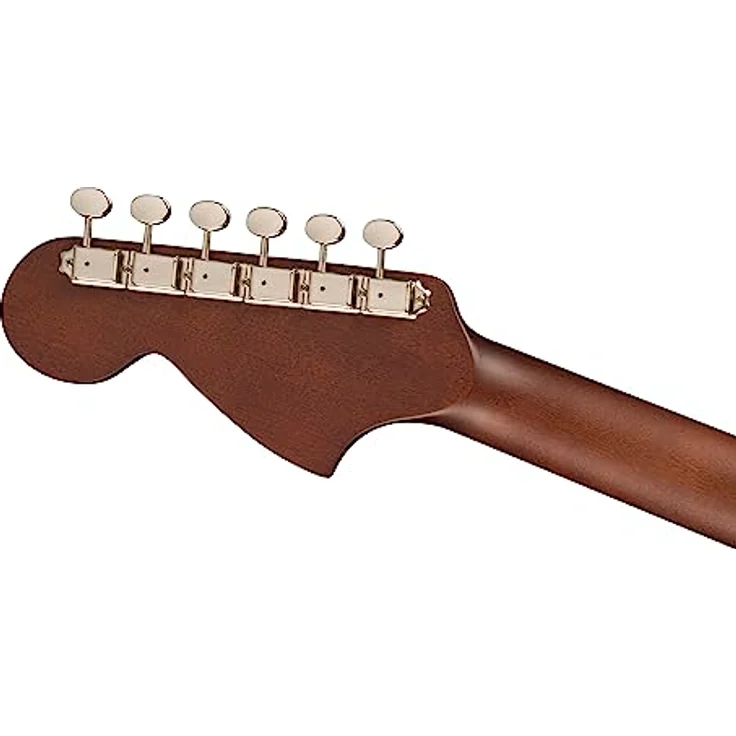 Fender Monterey Standard MAH, Westerngitarre mit laminiertem Sapele Korpus, natürlichem matt Finish, Walnuss Griffbrett und integriertem Stimmgerät, Farbe: Natural – Bild 4