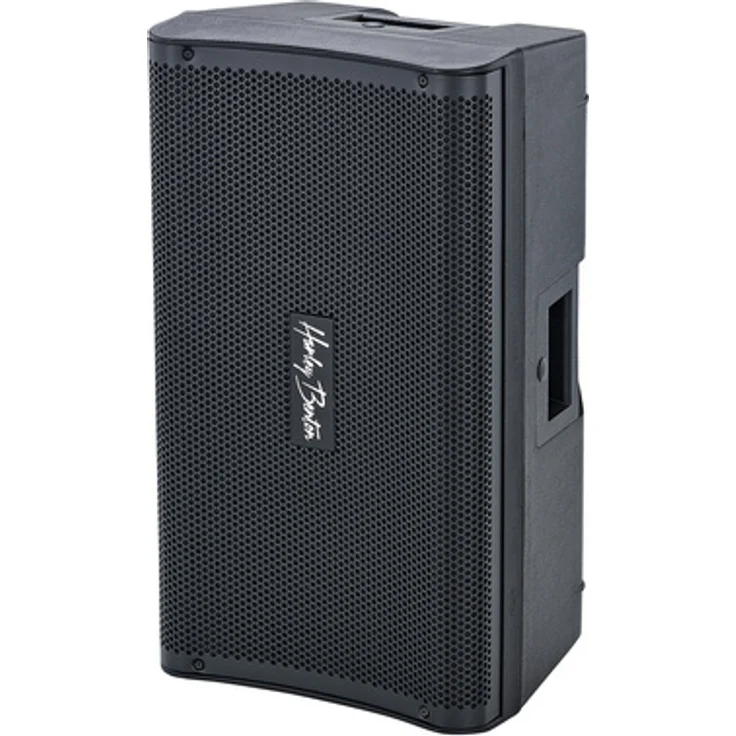 Harley Benton FRFR-112A Guitar DSP Monitor, 1200 Watt Fullrange Lautsprecherbox mit DSP und 3-Band-Equalizer, Wedge-Gehäuse