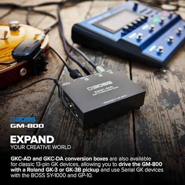 Boss GM-800 Guitar Synthesizer, Gitarren- und Bass-Synthesizer mit über 1200 Tones, 70 Rhythmus-Sounds, serieller GK-Schnittstelle und USB-Audio/MIDI-Anschluss – Bild 8