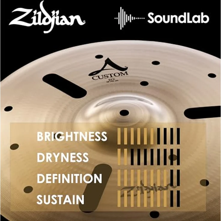 Zildjian A-Custom EFX Cymbal 18", Effektbecken mit ausgewogener Verarbeitung und ausgewählten Materialien – Bild 5