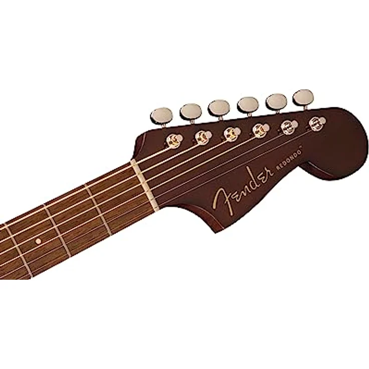 Fender Redondo Player NAT, Westerngitarre mit massiver Fichtendecke, Sapele Boden und Zargen, Satin-Finish, natur – Bild 3
