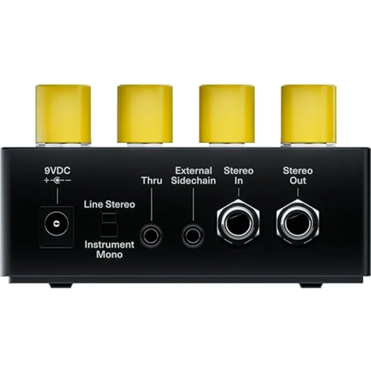 Polyend Press, Analoges Stereo-Kompressor Effektpedal für E-Gitarre und Synthesizer, mit einstellbaren Ratio, Threshold, Attack und Release – Bild 3