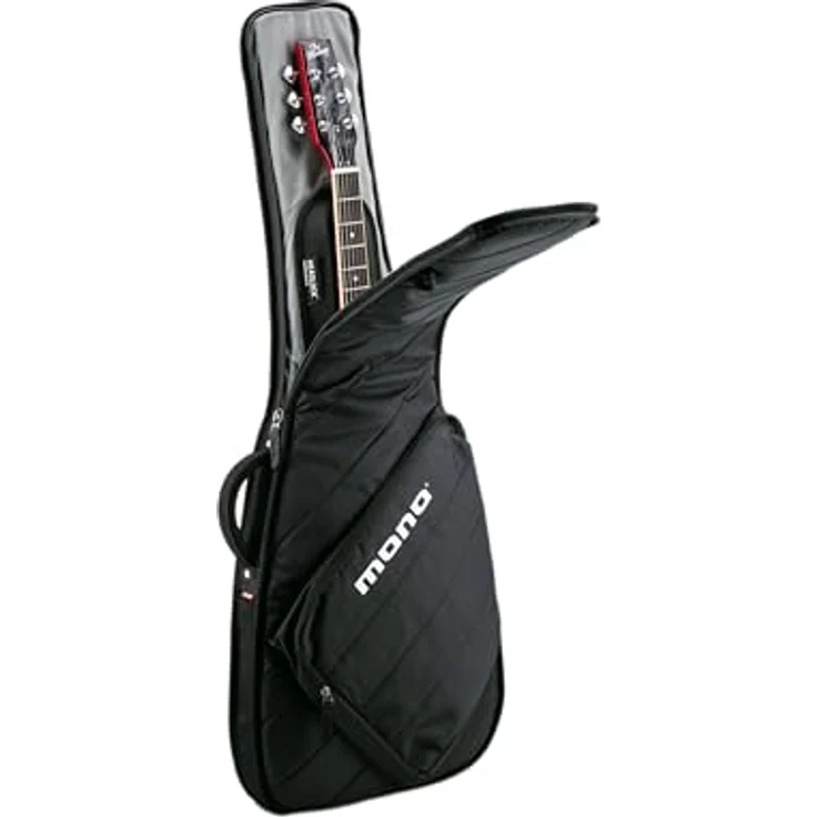 Mono Cases Guitar Sleeve 2.0 Electric, Gigbag für E-Gitarre mit Stoßdämpfung, wasserabweisendem Material und verstellbaren Schultergurten, schwarz – Bild 9