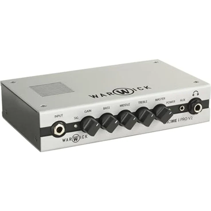 Warwick Gnome i Pro V2, kompaktes Bass-Verstärker Topteil mit 300 W, USB-Interface und 3-Band EQ – Bild 3