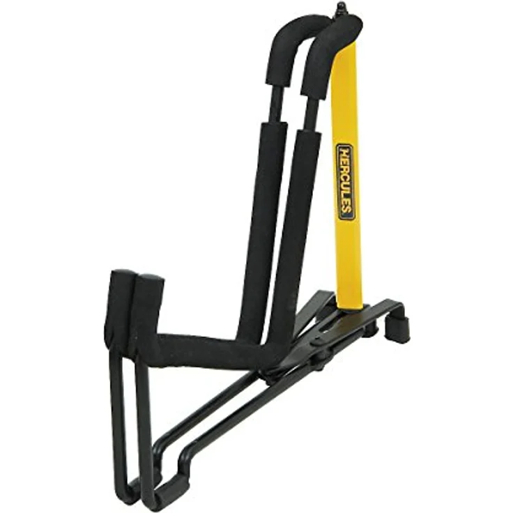 Hercules Stands HCGS-301B, Akustikgitarrenständer mit schützender Schaumstoffpolsterung, kompakt, Höhe 25 cm, max. Belastung 10 kg, nicht für Nitrolack-Gitarren geeignet – Bild 4