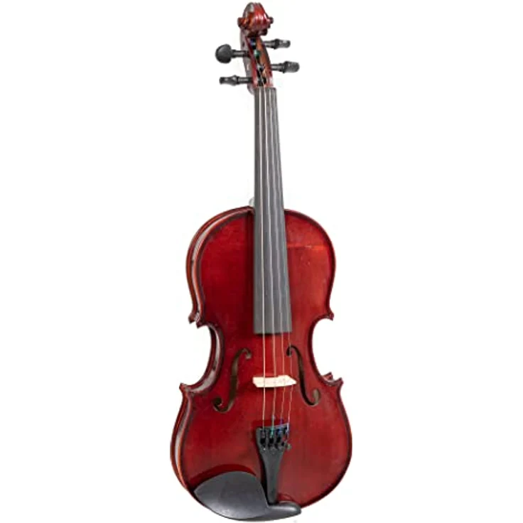 Gewa Pure Violinset HW 4/4, Violingarnitur mit massiver Fichtendecke und Ahornboden, dunkelrotbrauner Lack, inklusive Leicht-Etui und Massaranduba-Bogen – Bild 2