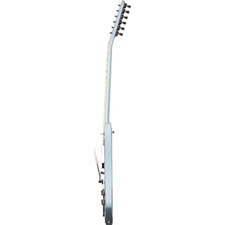 Epiphone 1963 Firebird V, E-Gitarre mit Mahagoni Korpus, Alnico 5 Mini-Humbucker und ReDesigned Maestro Tremolo, Frost Blue – Bild 7