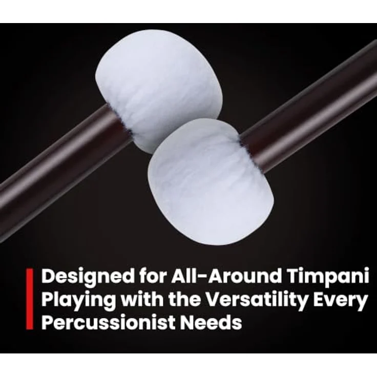 Vic Firth Corpsmaster® Timpani, Drumsticks mit synthetischem Filzkopf und Ahornschäften – Bild 3