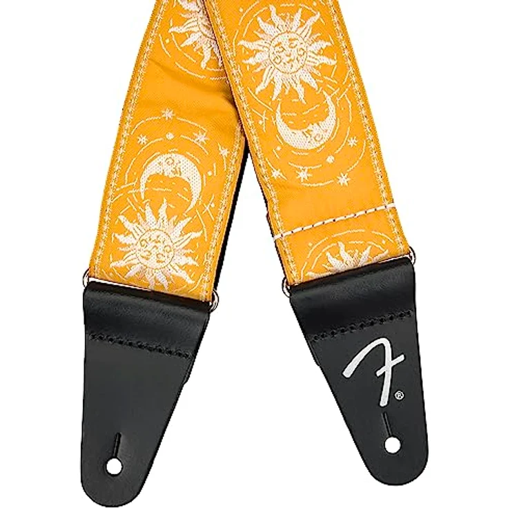 Fender AV II Sun Strap BB, Gitarrengurt in Butterscotch Blonde, Längenverstellung 86-150 cm, Polyester Jacquard gewebt – Bild 2
