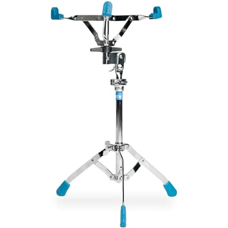 Drumeo PadStand, Snare Drum Ständer für Practice Pads bis 12", höhenverstellbar von 61cm bis 83cm, drehbarer Korb