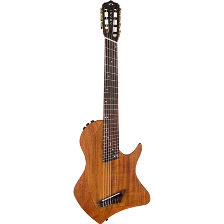 Cordoba ABASI Stage 7 Acacia, 7-saitige Multiscale Konzertgitarre mit Fishman Tonabnehmer und Cutaway, Natur