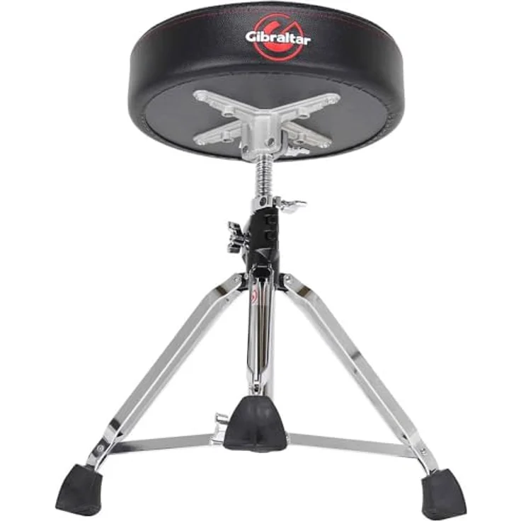 Gibraltar Schlagzeughocker 9800 Series Air Tech 9808ARW, Höhenverstellbar von 51 cm bis 74 cm, 35 cm Durchmesser, Dry-Mesh Stoff, Super Lock, 'Super Foot' Gummifüße – Bild 3