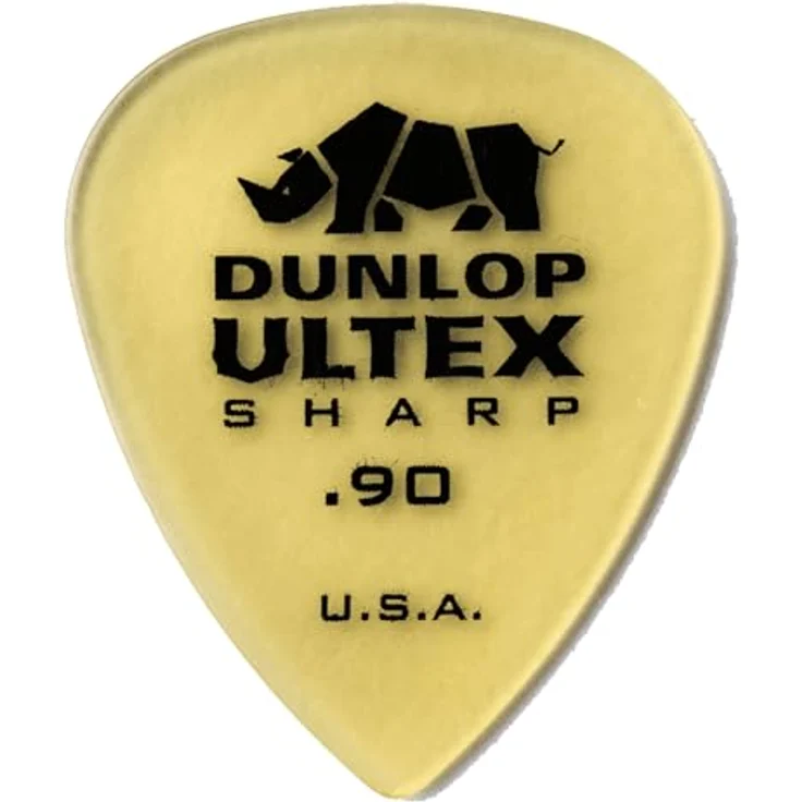 Dunlop Ultex Sharp Player's Picks, Plektrum Set mit 6 Stück, Stärke 0,90 mm – Bild 3