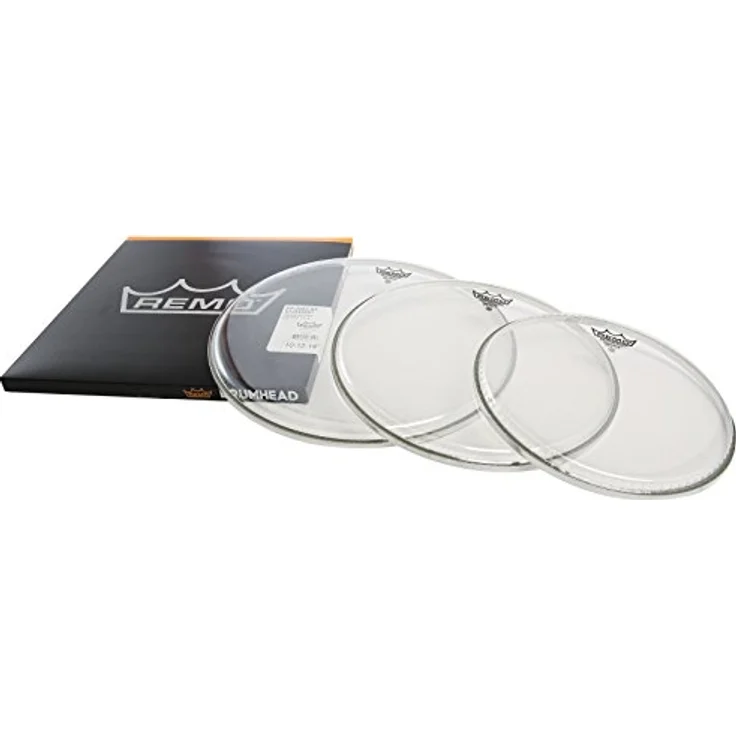 Remo PP-0982-BE Emperor Clear, Doppellagiger Schlagzeugfelle Satz für Tom Tom, 10", 12", 14" klar – Bild 1